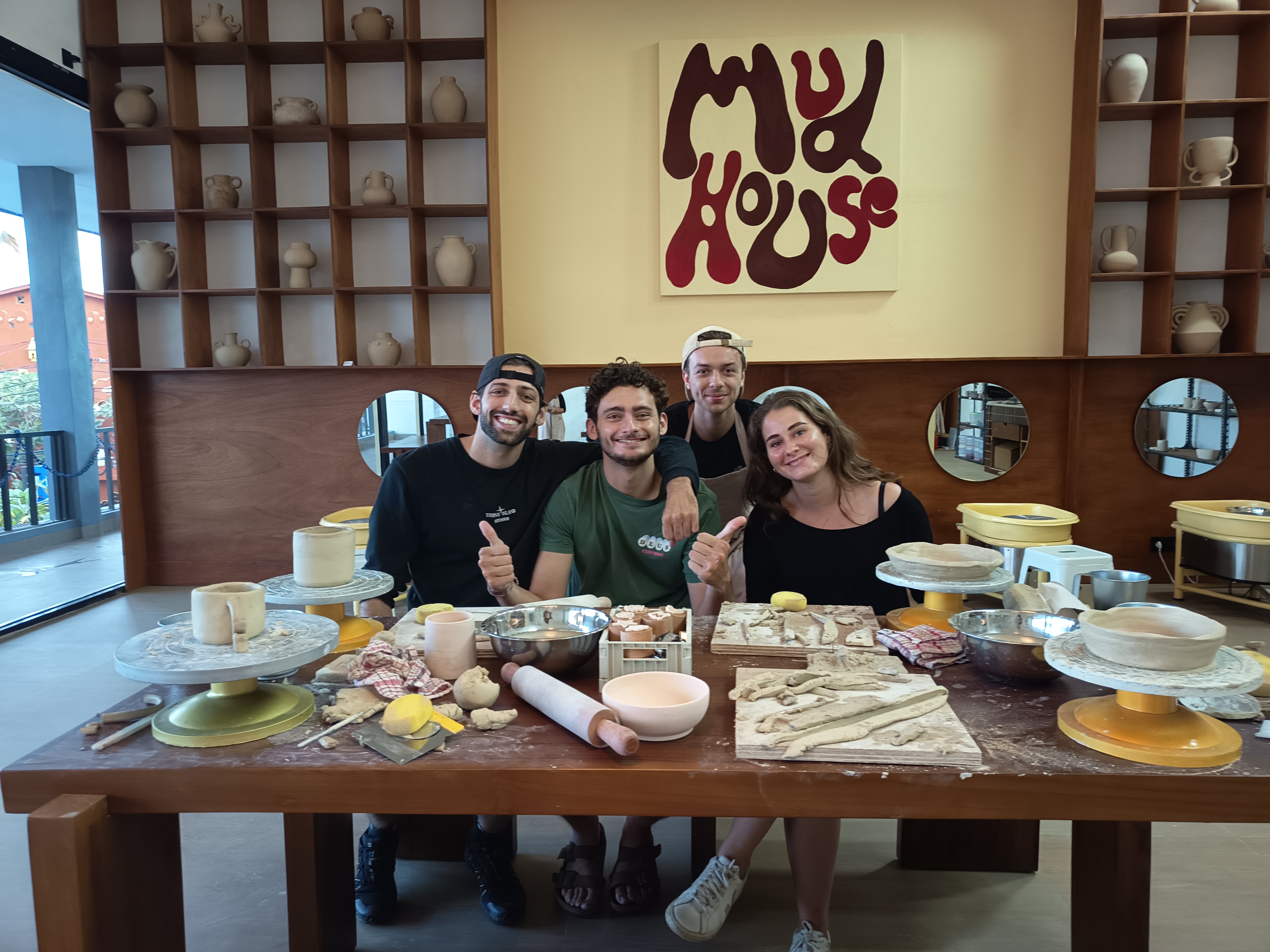 Mud House pottery studio